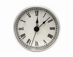 White Roman Clock Insert 2-7/8 inch